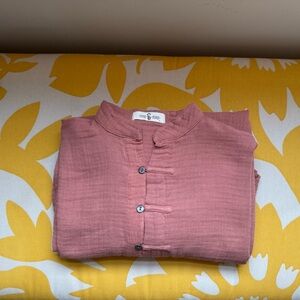 Oddbird Kaftan Lounge Dress in Canyon Rose Large